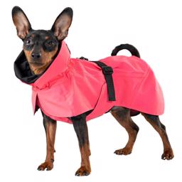 Paikka Visibility Reflekterande regnjacka för hundar Lite Hot Pink